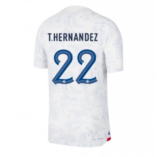 Pánský Fotbalový dres Francie Theo Hernandez #22 MS 2022 Venkovní Krátký Rukáv